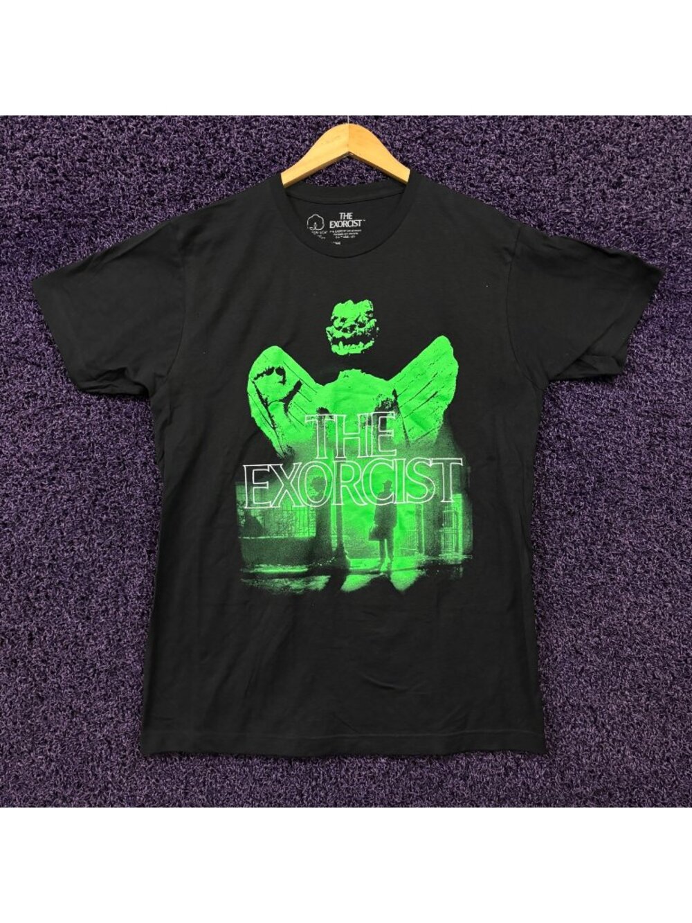 The Exorcist Theatrical Poster Pazuzu Statue Film T-Shirt L